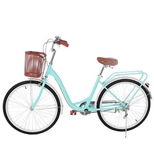Womens Comfort Bikes Beach Cruiser Bike, Single Speed Bicycle 26Inch