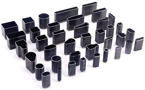 Estink Professional 39-Piece Metal Leather Hole Punch Cutter Set, Hollow Shape Style with Plastic Case for Watch Band, Canvas, Eyelet