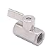 DERNORD Stainless Steel Mini Ball Valve NPT Thread Female (3/8