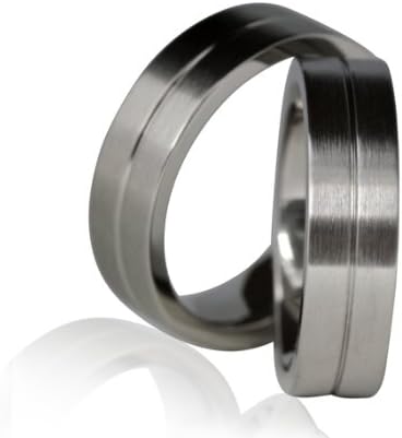 Jewelery Codex- High Quality Wedding Rings Set For Him and Her, Couple Rings with FREE LASER ENGRAVING Stainless Steel