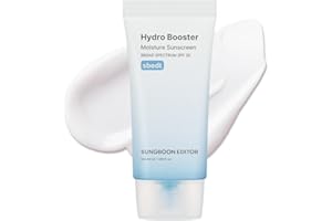 SUNGBOON EDITOR Hydro Booster Sunscreen, SPF 30, Non-Greasy, Lightweight, Hydrating Korean Sunscreen for Face with No White Cast, Travel Essentials, 50ml, 1.69 fl.oz