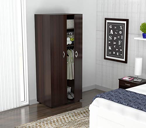 Inval America 2-Door Armoire with Clothing Storage - Thumbnail 2