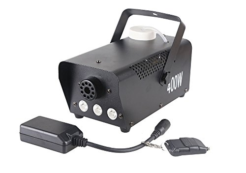 Led Fog Machine,400w Smoke Machine, With 3x1w Bule Led,Wireless Remote Control,Use For Disco, Ballroom, KTV, Bar,Club, Party, Wedding - Thumbnail 7