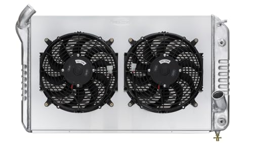 COLD - CASE CHV714A-1K Radiator and Fan, 31.75 in W x 19.5 in H x 6.75 in D, Du…