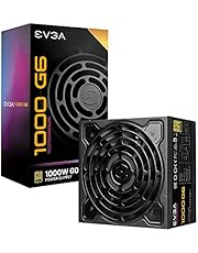 EVGA Supernova 1000 G6, 80 Plus Gold 1000W, Fully Modular, Eco Mode with FDB Fan, 10 Year Warranty, Includes Power ON Self Tester, Compact 140mm Size, Power Supply 220-G6-1000-X1