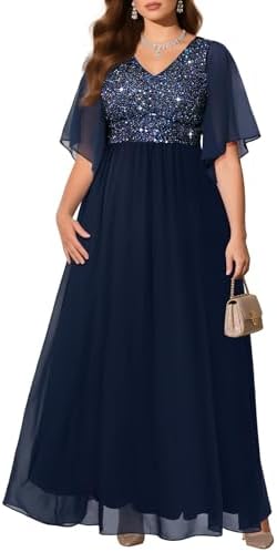 jkara plus size evening dresses Plus-Size Long Glitter Prom Dress with Lace-Up Corset Black / 18