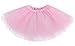 Sparkly Glitter Tulle Ballerina Fairy Princess Tutu Skirt for Kids Light Pink, 2-8 Years