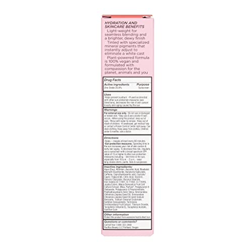 PACIFICA BEAUTY GLOW BABY SUPER LIT SPF 30 LOTION, SKINCARE, BROAD SPECTRUM, UVA/UVB SUN PROTECTION, ZINC OXIDE, MINERAL SUNSCREEN, FACE LOTION, TINTED MOISTURIZER, VEGAN, 1.7 FL OZ (1 COUNT)