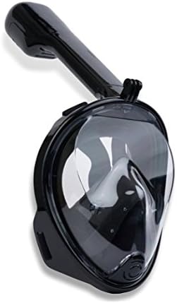 ADR Full Face Snorkel Mask Complete With FREE Waterproof Phone Case; Complete 180 Degree View Designed From Cutting Edge Anti-Fog and Anti-Leak Technology With Adjustable Head Strap; Designed for Men, Women and Children