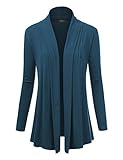 LL Womens Open Draped Knit Shawl Cardigan