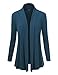 LL Womens Open Draped Knit Shawl Cardigan