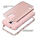 ULAK Galaxy S5 Case, S5 Case, Shock Resistant Hybrid Soft Silicone Hard PC Cover Case for Samsung Galaxy S5, Will NOT Fit S5 Active (Rose Gold)