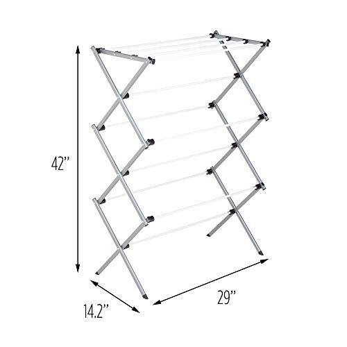 5 Honey+Can+Do+Large+Folding+Drying+Silver