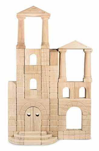 architectural wooden blocks