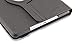Rotating Apple iPad 5 Case (2017) Devicewear Detour 360 - Black Vegan Leather Case Multiple Viewing Angles and On/Off Switch