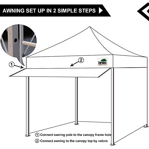 3 Eurmax+Commercial+Outdoor+Zippered+Sidewalls