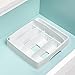 YouCopia 50083 StoraLid Food Container Lid Organizer, Medium, White Old