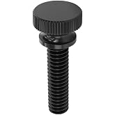 Nylon Thumb Screws, 1/4"-20 Thread (10, Black, 1")