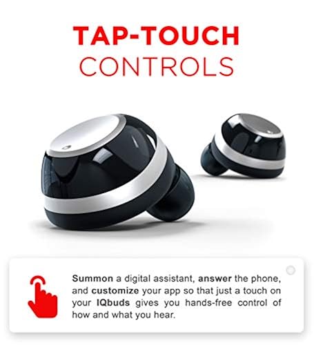 Nuheara IQbuds Intelligent Wireless Earbuds with Super Intelligent