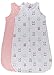 100% Cotton Wearable Blanket Baby Sleep Bag Pink Bunnies 2 Pack (3-6 Months)