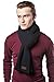GALLERY SEVEN Winter Scarf for Men, Soft Knit Scarves, in an Elegant Gift Box - Navy/Black - One Size
