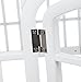 Amazon Basics 4-Panel Plastic Pet Pen, 24in, White