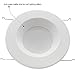 TORCHSTAR 5/6 Inch Dimmable LED Recessed Retrofit Downlight with Baffle Trim, Retrofit Recessed Lighting, 15W (120W Equiv.), CRI 90, JA8 & Title 24 & UL Listed, 1100lm, 2700K Soft White, Pack of 4