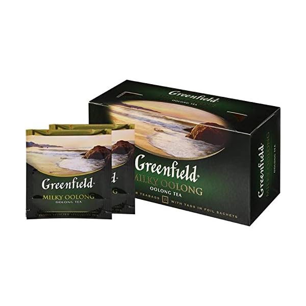 Greenfield China Milky Oolong Tea 3er Pack (3 x 25 Teebeutel) chinesischer Milch Tee
