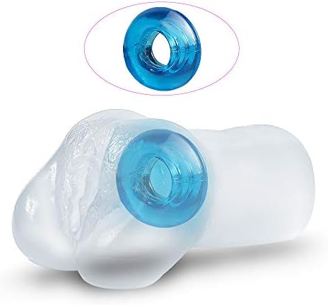 Nicircle 透明な ロックリング シミュレーション膣 ネーマー トレンド 航空機用カップ 人工膣 男性大人のセックス用品オナニー航空機カップコック リング Men Artificial Supplies Male Vagina Cup Cock Ring Adult Sex Aircraft Masturbation