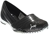 PUMA Women's Asha Alt 2 Shine Ballet Flat, Black/Drizzle, 7 B US