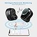 Earbuds Bluetooth wireless, COOCHEER True Wireless Bluetooth 5.0 Earphones with Intelligent LED Display,Touch Screen One Key Control Auto Pairing Headphones,IPX68 Waterproof 3500mA 110H Play Time Case