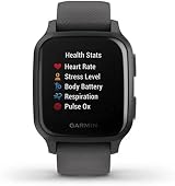 Garmin Venu Sq 40 mm GPS Smartwatch Shadow Grey Health Fitness view 7