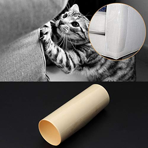 8 Pcs Cat Furniture Protectors,4 Pack X-Large (20"L x 12"W) + 4 Pack Large (20"L x 8"W) Cat Scratching Pad, Pet Scratch Protector for Sofa,Upholstery, Wall, Mattress - Thumbnail 5