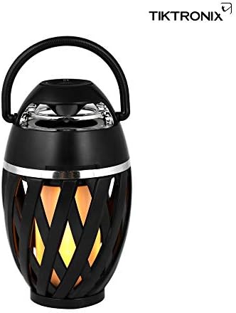Tiktronix Flame LED Light Speaker with Bluetooth ,FM and Memory Card Connectivity