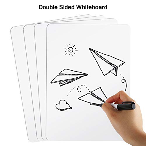 Dry Erase Lapboards, HERKKA 32 Pack Double Sided Dry Erase Lap Boards 9 x 12.5 Inch Small Dry
