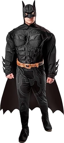 Amazon.com: Batman Deluxe Adulto Large-X Large, Negro - : Ropa