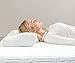TAMPOR Memory Foam Pillow Bamboo Charcoal Contour Pillow with Neck Support, Comes with an Extra Pillow Case, Standard 24”x14”x4.3”