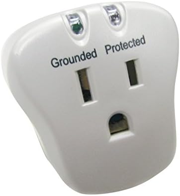 Surgeassure SAP1 Single Outlet Wall Plug Surge Protector SPD