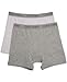 CalvinKleinBoysModern Cotton Assorted Boxer Briefs Underwear, Pack of 2Clsc Wht/H.greySmall