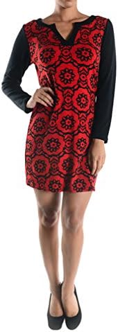 Aryeh Ladies Printed Sweater Dress (Placement Print May Vary)