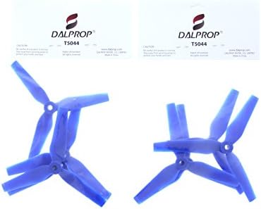 8 PCS. DAL PROP T5044 (5 x 4.4 x 3) Tri Blade. Blue (4 CW, 4 CCW)