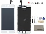 iphone 6 Screen Replacement Set For Lcd Touch Screen Digitizer Frame Assembly (Free Tool Kit) iphone 6 4.7 (White)