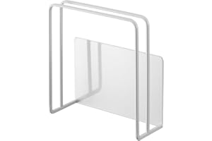 Yamazaki Industries 5138 Tower Magnetic Cutting Board Stand, White, Approx. W 5.3 x D 2.2 x H 5.5 inches (13.5 x 5.5 x 14 cm)