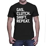 HAASE UNLIMITED Mens Gas Clutch Shift Repeat T-shirt