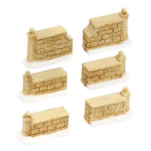 Department 56 Accessories for Villages Tudor Gardens Wall Set Accessory Figurine, 0.79 inch