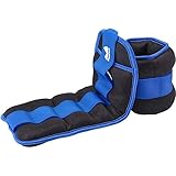 REEHUT Durable Ankle/Wrist Weights (1 Pair) with Adjustable Strap for Fitness, Exercise, Walking, Jogging, Gymnastics, Aerobics, Gym (2lbs 3lbs 4lbs 6lbs 8lbs 10lbs)