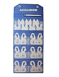 accusizetools Juego de 26 Pcs set Radio Calibre Métricas 13,0 mm) anchos de 0,5 mm con soporte, # EG02 5026
