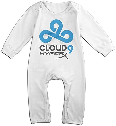 Newborn Baby Cool CSGO Cloud 9 Hypep C9 Boys Girls Long Sleeve Romper Bodysuit Playsuit Shirt Tee