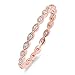 Oxford Diamond Co Rose Gold, Black Plated, Solid .925 Sterling Silver Ring Size 8