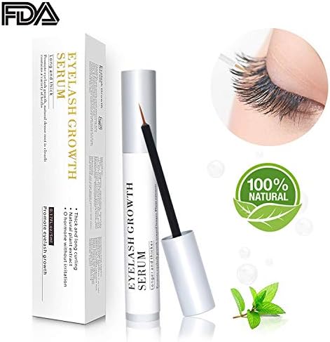 Eyelash Growth Serum & Eyebrow Growth Serum, For Lengthening the Eyelashes and Eyebrows and Gives You Longer Fuller Thicker Looking Eyelashes & Eyebrows (5ML)